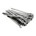 thumbnail image 5 of 100 Pieces Zip Ties Metal Cable Fasteners Stainless Steel Heat Resistant Bundle for Home Workshop Machinery Outdoor, 5 of 9