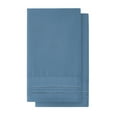 thumbnail image 3 of Pillowcases 2 Pack King Embroidered Super Soft Brushed Microfiber Solid - Denim, 3 of 7