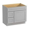 thumbnail image 5 of Vanity Art VA4036-2LG 36 in. Vanity Cabinet with Knockdown, Gray, 5 of 6
