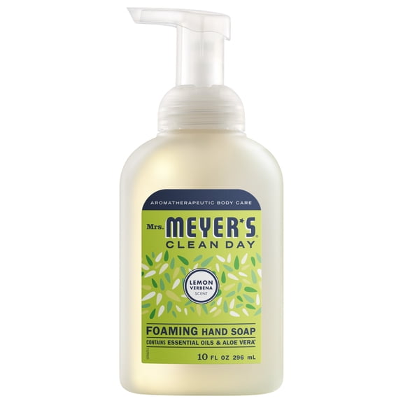 Mrs. Meyer's Clean Day Foaming Hand Soap, Lemon Verbena Scent, 10 Fl Oz