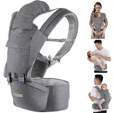 Baby Carrier Newborn to Toddler: Ergonomic M Position 9-in-1 Ways to Carry Baby Carrier Backpack with Head Hood for 3-36 Months 7-40lbs Baby | Advanced Hip Seat Carrier for All Seasons in/Outdoor