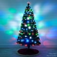 thumbnail image 6 of Best Choice Products 7ft Pre-Lit Fiber Optic Artificial Pine Christmas Tree w/ 280 Multicolored LED Lights, 8 Sequences, 6 of 7