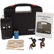 Analog Dual Channel Pain Relief System with 3 modes (Timer, Variable Pulse Width and Pulse Rate) with Hard Carry Case