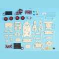 thumbnail image 4 of Remote Control Car 3D Diy Wooden Puzzle Kit for Kids, Encourages Creativity & Learning Scientific Principles, 1-Pack Science Experiment Craft Building Project, 4 of 4