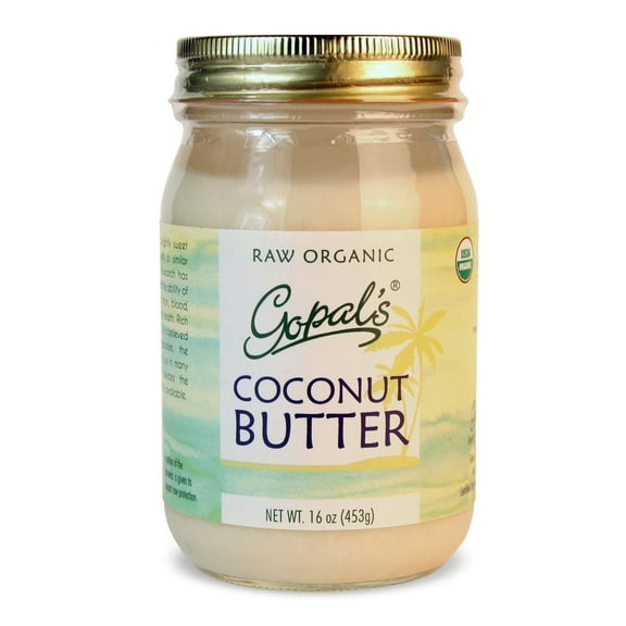 Gopal's Raw Organic Coconut Butter -- 16 oz Pack of 2