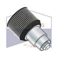 thumbnail image 2 of 1032 x .440 x .250 Retractable Captive Panel Fastener | Flare In Style | Black Finish (Quantity: 20), 2 of 3