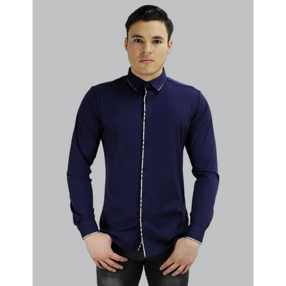 Camisa Caballero Barabas Corte Slim Fit Manga Larga