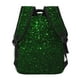 thumbnail image 4 of Disketp Green Sparkling Mochila Estampada para Hombre y Mujer – Mochila Ligera Clásica con Múltiples Bolsillos para Universidad, Trabajo y Viajes-One Size, 4 of 5
