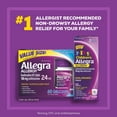 Allegra Adult 24 Hour NonDrowsy Antihistamine Allergy Relief Medicine 180mg Gelcaps 60ct