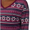 thumbnail image 2 of Nautica Ladies' Fleece Pajama Set (Winter Fair Isle, Small), 2 of 4