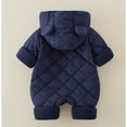 thumbnail image 4 of Snowsuit Hooded Romper Coat for Toddler Girl Winter Clothes Warm Windproof Long Sleeve Baby Snow Coat 6-12 Months, 4 of 4