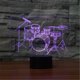 thumbnail image 3 of Lámpara Nocturna de Ilusión 3D Kit de Batería FLRXHK con Control Táctil USB y Control Remoto, 3 of 9