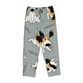 thumbnail image 4 of Goofa Funny Beagle Active Dog Printed Soft Pajama Pants for Women, Wide Leg Comfy Casual Lounge Yoga Pants-, 4 of 9