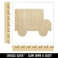thumbnail image 2 of School Bus Icon Wood Shape Unfinished Piece Cutout Craft DIY Projects - 6.25 Inch Size - 1/4 Inch Thick, 2 of 7