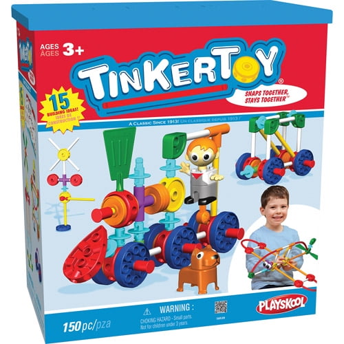 tinkertoy deluxe wood building set