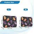 thumbnail image 4 of FORMRS 15-15.6 inch Laptop Sleeve Case Soft Carrying Quilted Computer Bag Cover, Halloween Purple Ghosts, 4 of 7