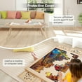thumbnail image 5 of Rose Home Fashion 34'' x 26'' Wooden Board Jigsaw Puzzle Table with Folding Legs 1500-Pieces, 5 of 7