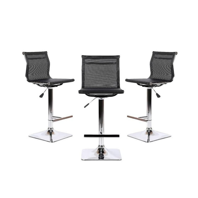 Heavenly Collection Mesh Adjustable Stool SET OF 3