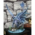 thumbnail image 2 of Ebros Adult Mother Water Dragon Wyrmling Collectible Statue 10.25" Long Figurine, 2 of 9