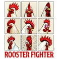 thumbnail image 2 of Mens Rooster Fighter Keiji Expressions T Shirt, 2 of 5