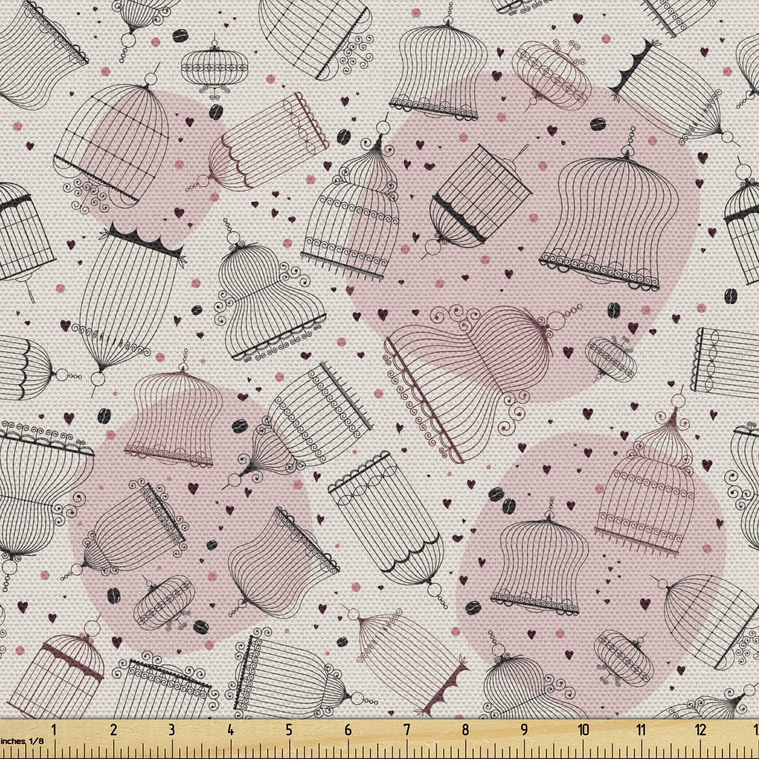 1 Half Yard 18x 42 Easter Pastel Dots Digitally Printed 100% Cotton Fabric