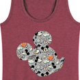 thumbnail image 3 of Mickey & Friends - Mickey Pattern Silhouette - Women's Racerback Tank Top, 3 of 5