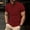 Red, variant on Sopiago Men's Golf Shirt Muscle V Neck Polo Shirts Slim Fit Short Long Sleeve Cotton Golf T-Shirts Ribbed Knit Soft Tees Khaki,XXXL