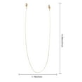 thumbnail image 2 of OULII Sunglasses Strap For Men Eyeglass Chain Copper 1Pack Back to School, 2 of 8