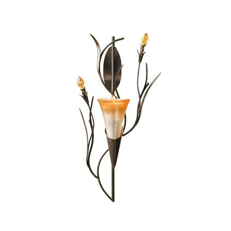 - Wall Sconce Candle Holder, Modern Glass Flower Holder Wall Sconce Candles Holder