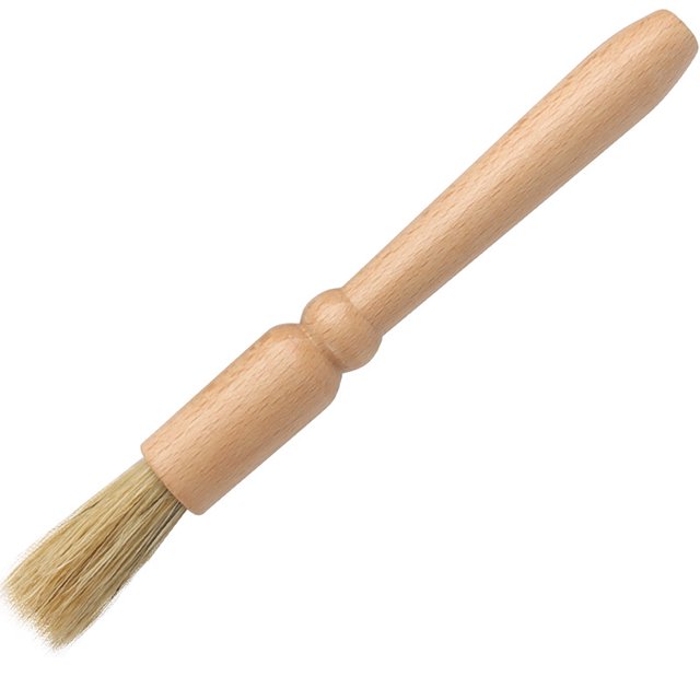 Brocha de madera para repostería - Brocha de cocina para rociar - Ideal para aplicar aceites, glaseados, leche y yema de huevo - Madera de alta calidad y duradera LingWen 8390612168017