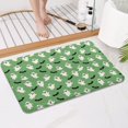 thumbnail image 4 of Green Ghost Bat Pattern Bathroom Rugs Mat,Non Slip Microfiber Bathroom Rug,Rubber Backing,Soft Bathroom Mats for Bathroom Floor,Tub and Shower,17x27in(43x68cm), 4 of 5