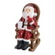 thumbnail image 3 of Estatua de Papá Noel en forma de mecedora con taza de café iluminada, figura de resina, escultura coleccionable de oficina para patio, fiesta al aire, 3 of 9