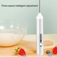 thumbnail image 5 of Reheyre Electric Handheld Egg Beater Rechargeable Three Gears Adjustable Whisk Blender Kitchen Tools - 1 Set, 5 of 8