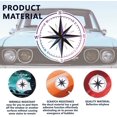 thumbnail image 3 of 7 Styles Compass Car Stickers Mountain Compass Automotive Decals Colorful Compass Bumper Decals Reflective Waterproof Decals for Vehicles Trucks Windows Decoration, 3 of 7