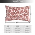 thumbnail image 2 of Salouo Rose Gold Abstract Spots Pattern Pillow Cases,1PC Pillow Covers with Envelope Closure Decorative Pillow Case for Bed Couch,Pillows Not Included-14"x20", 2 of 6