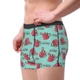 thumbnail image 2 of Pofeuu Snowflake Hot Cocoa Print Men’s Boxer Briefs, Moisture-Wicking Underwear, Regular,Trunk-X-Large, 2 of 5