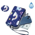 thumbnail image 6 of HAWEE Cell Phone Purse Wristlet Clutch Wallets for Women with Wrist Strap 3 Zipper Coin Pouch Bag Anti-water, Rainbow Unicorn, 6 of 6