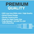 thumbnail image 7 of Steren Premium 75ft RG8X UHF Coaxial Cable - CB Antenna Cable with 50 Ohm for High-Powered Radio Applications, 7 of 7