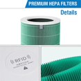 thumbnail image 4 of For Xiaomi 4 Hepa Filter for Xiaomi Mi Mijia Air Purifier 4, Green, 4 of 5