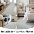 thumbnail image 6 of RUGKING Runner Rug 2x6 Boho Washable Rug Hallway Runner Gray Modern Foldable Non Slip Carpet for Bedroom Kitchen, 6 of 7