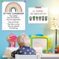 thumbnail image 4 of DIY 1 Pc Boho Rainbow Classroom Decor In This Classroom Motivational Words Poster Bulletin Board Decoration for Nursery Teachers School Classroom Reading Rooms DIY, 4 of 6