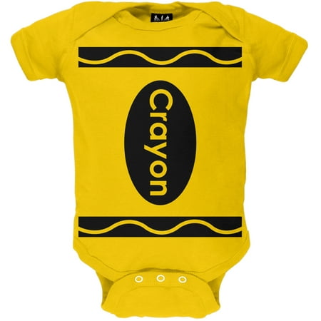 Yellow Crayon Costume Baby One Piece