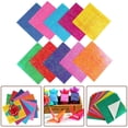 thumbnail image 4 of Creative Paper Crafting 50pcs Square Shining Origami Set for DIY Decorations, 4 of 9