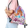 thumbnail image 2 of Winx Club Mochila de Cuerdas para Deportes y Gimnasio, Bolsa de Cuerdas Resistente al Agua, Bolsa Cinch, 30×40cm, 2 of 6