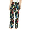 thumbnail image 3 of Xecao Parrot Women's Straight Lounge Pajama Pants: The Epitome of Relaxed Sleepwear, 3 of 9