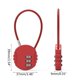 thumbnail image 3 of Candado de seguridad con cable de aleación de zinc Apooke, pequeño candado con contraseña, configura tu propia combinación de candado, cerraduras antirrobo, a prueba de óxido, 3 of 8