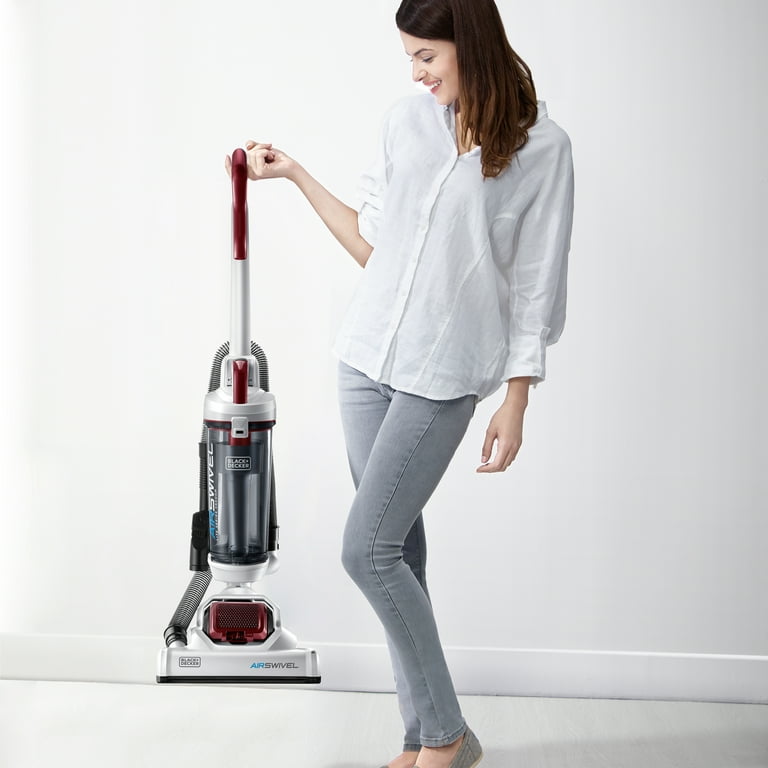 Black Decker Bagless Air Swivel Upright Vacuum Red BDASL107