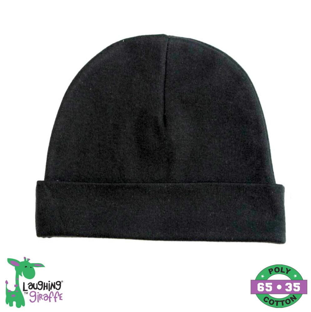 black newborn beanie