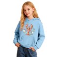 thumbnail image 2 of ZHOGXU Boys Girls Lobster Ocean Print Pullover Hoodie Long Sleeve Casual Sweatshirt Top With Pocket For Kids Youth Streetwear,Blue,3-4 Years, 2 of 4