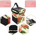 thumbnail image 2 of Peach Foldable Car Garbage Can with Lid, Leak-proof Hanging Storage Bag - Mini Trash Can for Car, 2 of 6